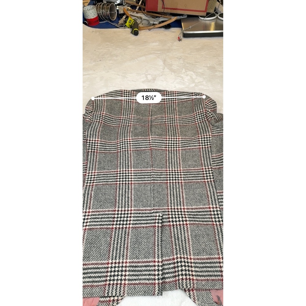 Vintage Gainsborough Collection Men's Glen Plaid Wool Blazer Pheasant Lining - Picture 8 of 9